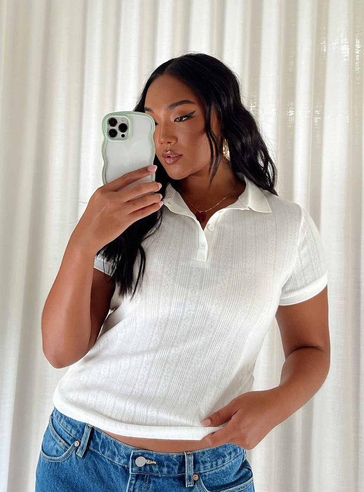 Long Beach Poloshirt Creme