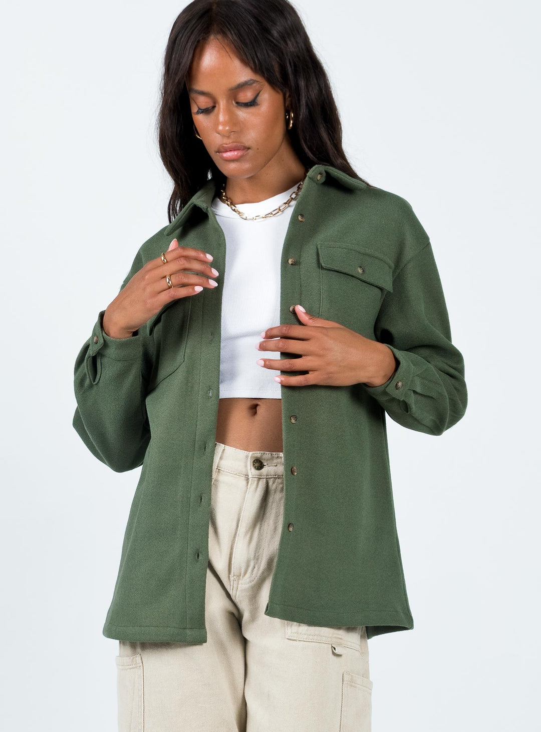 Mila Shirt Waldgrün