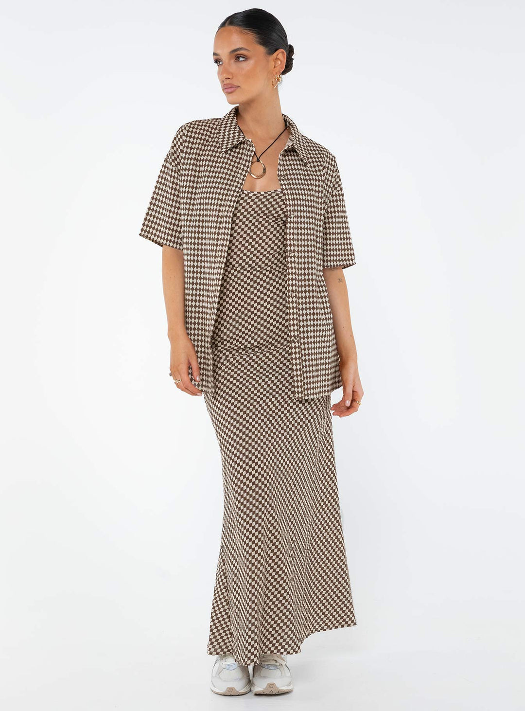 Otillie Maxi-Set Braun / Weiß