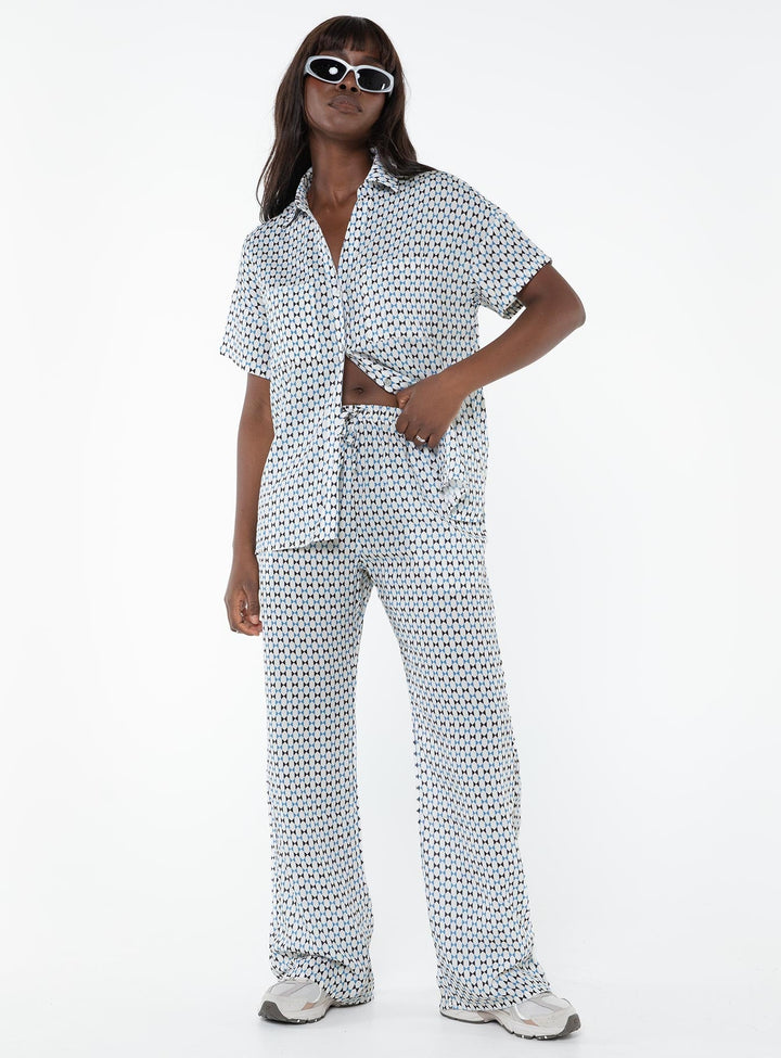 Fulmer Set Weiß / Blau