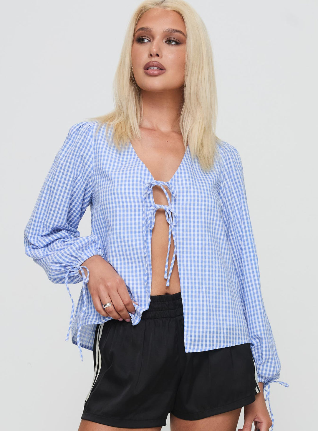 Slide Away Top Blau