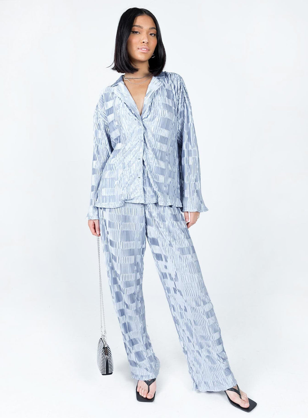 Lila Set Blau