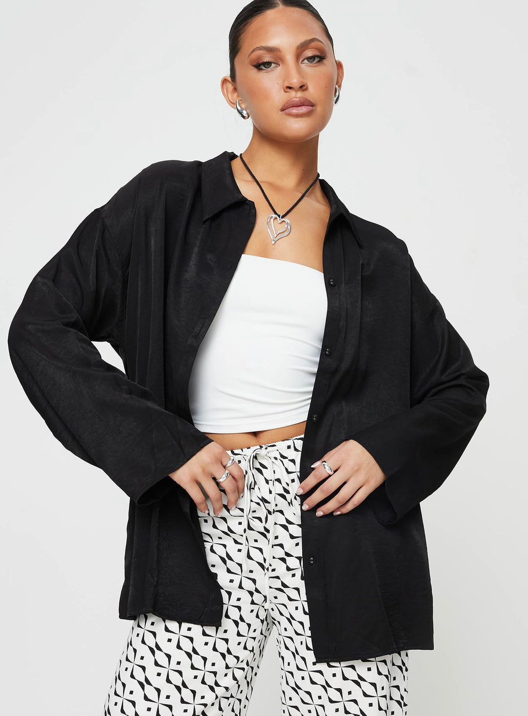 Callie Shirt Schwarz