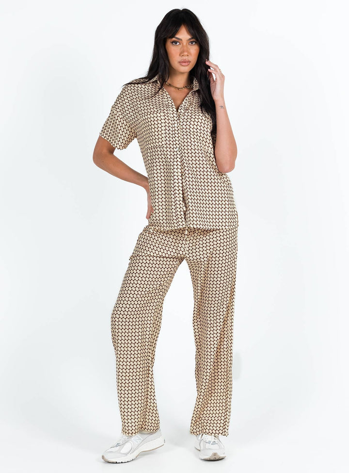 Allana Geo Set Beige
