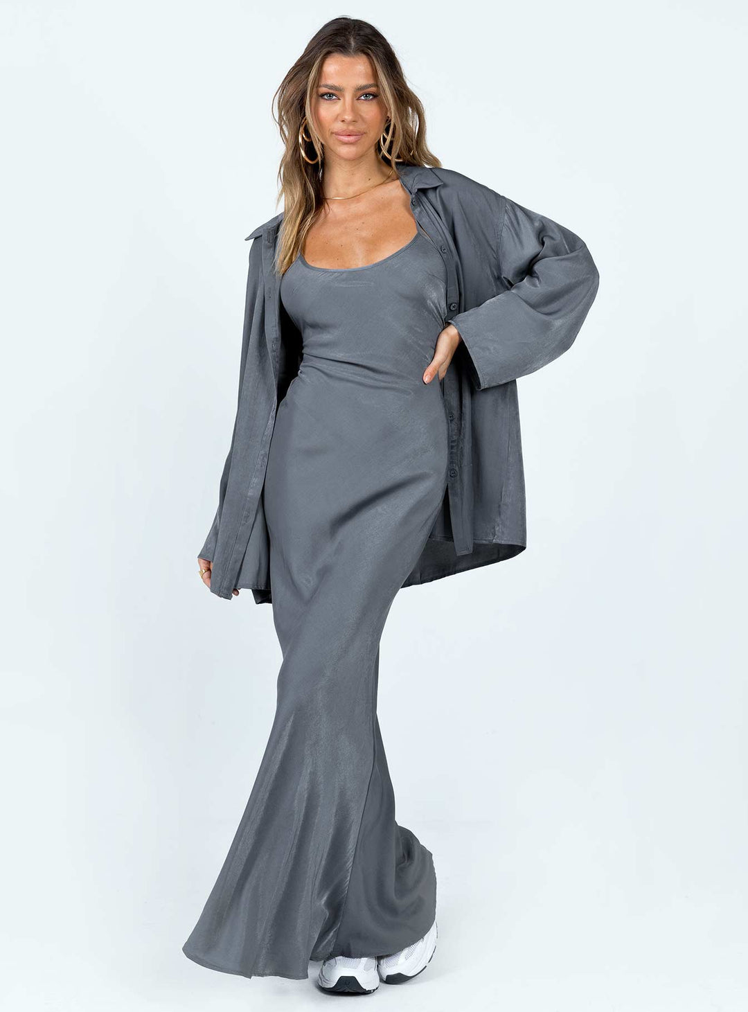 Callie Maxi-Set Grau