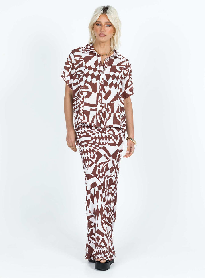 Bekka Set Brown / White