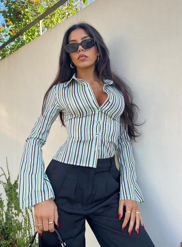 Anni Streifenhemd Multi