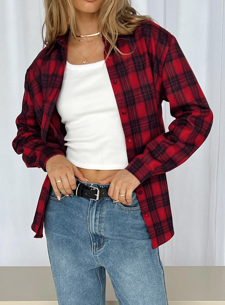 Deacon Hemd Rot Tartan