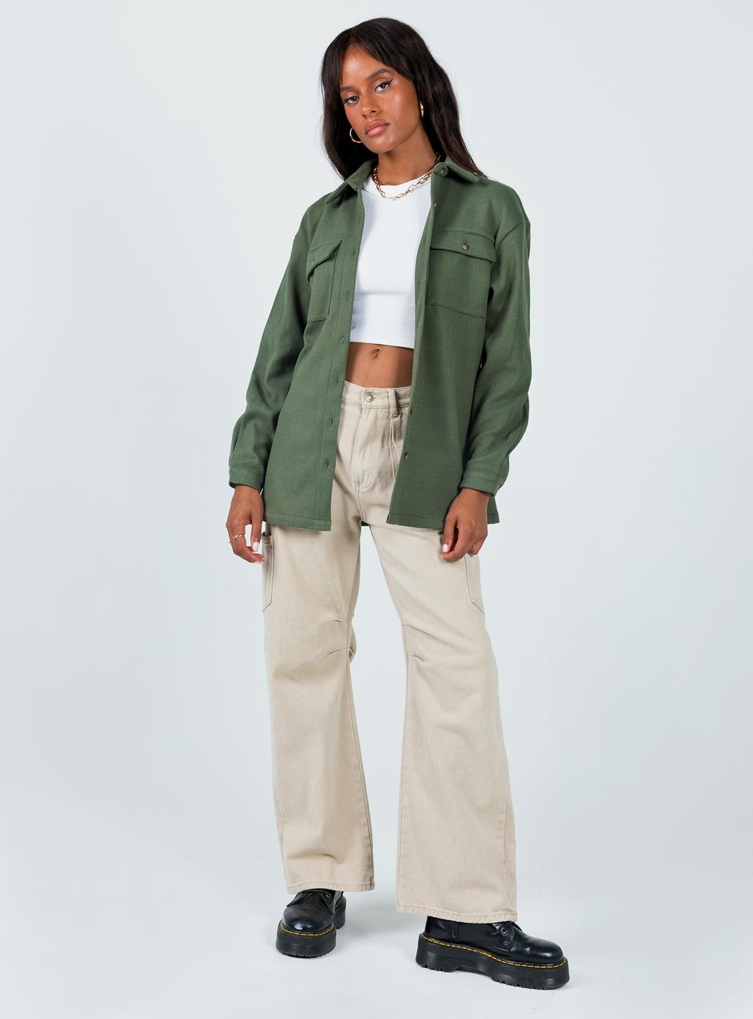 Mila Shirt Waldgrün