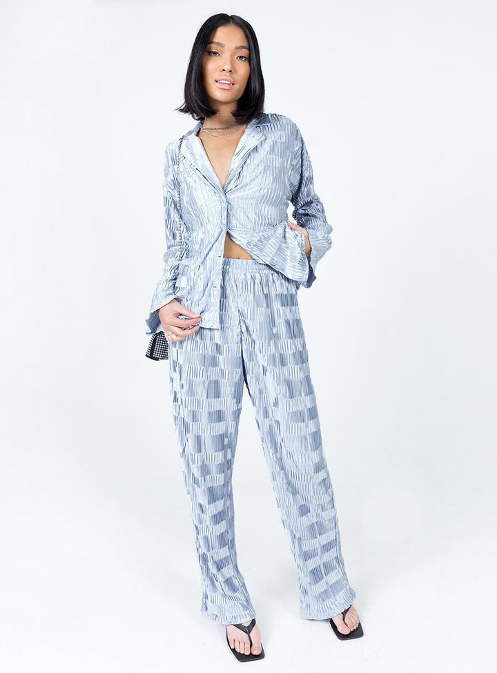 Lila Set Blau