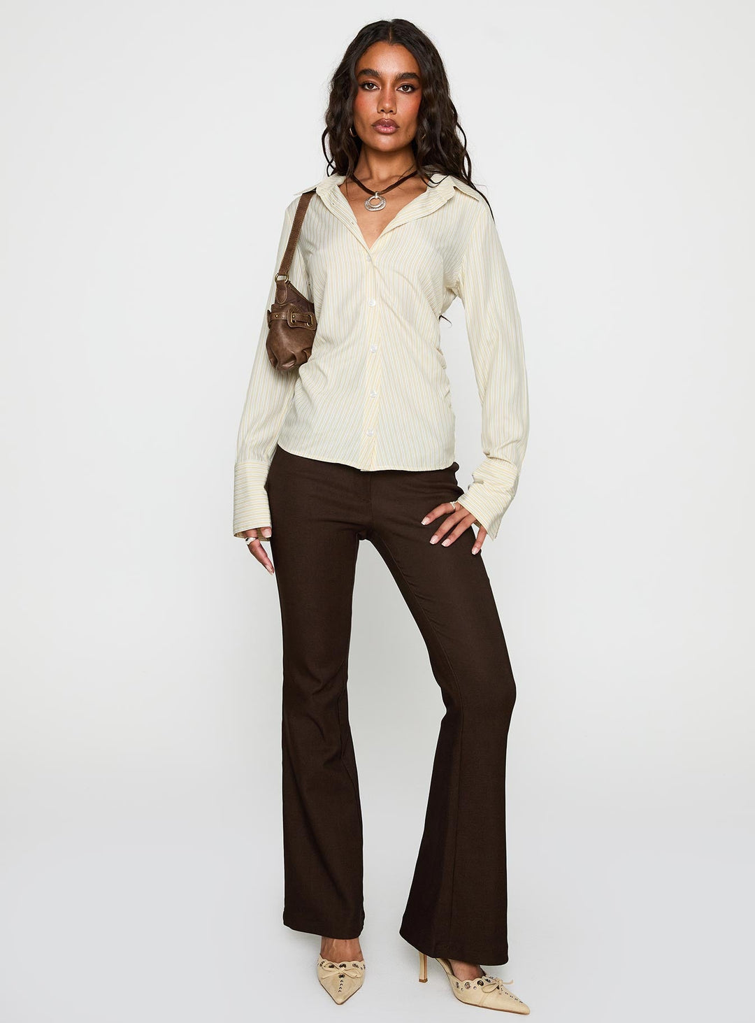Rush Hour Langarmshirt Gelb gestreift