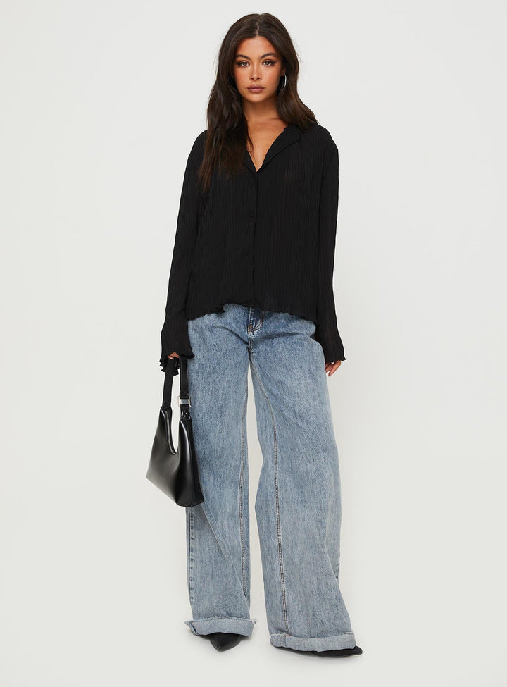 Selma Shirt Schwarz