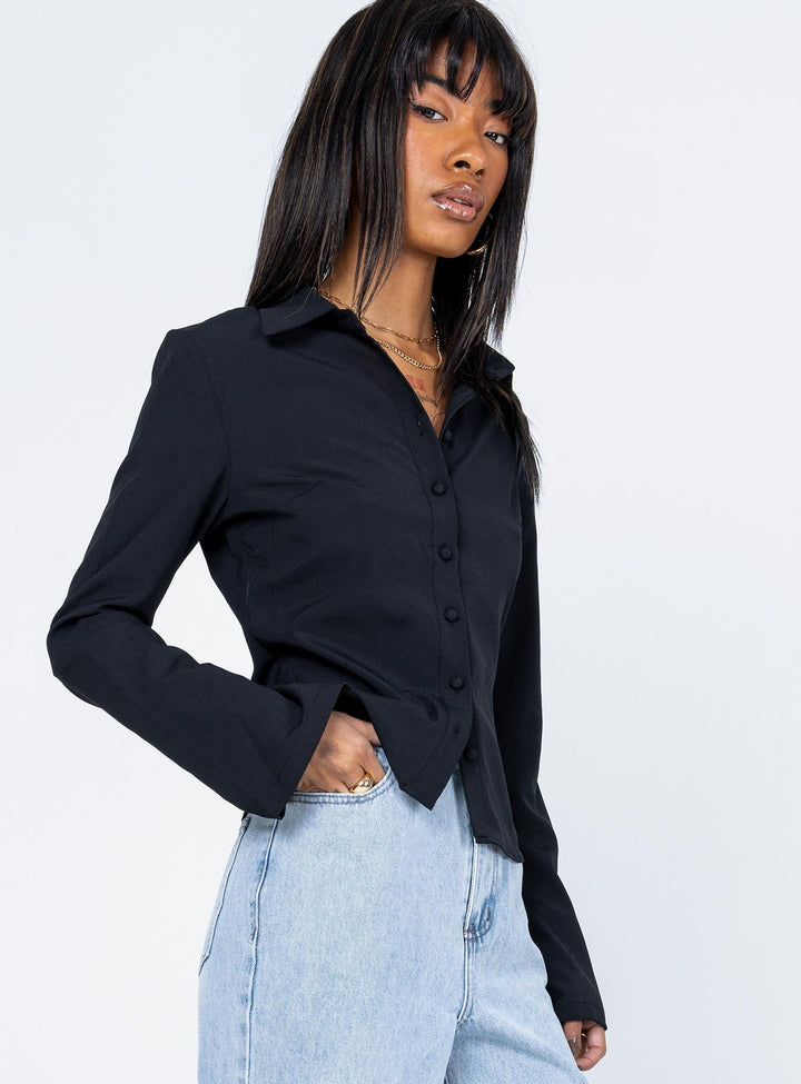 Anni Shirt Schwarz