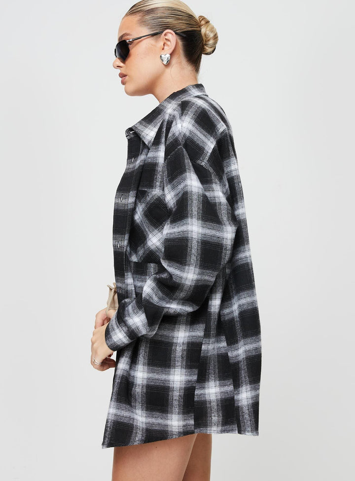 Waver Shirt Black / White Check