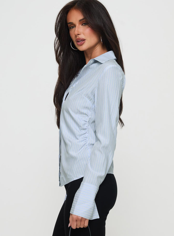 Rush Hour Langarmshirt Blau gestreift