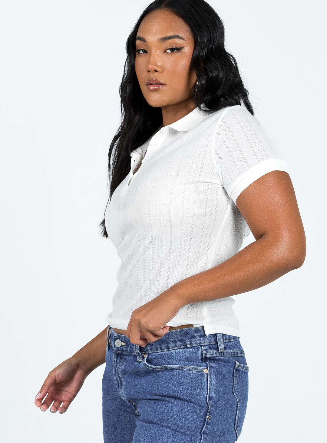 Long Beach Poloshirt Creme