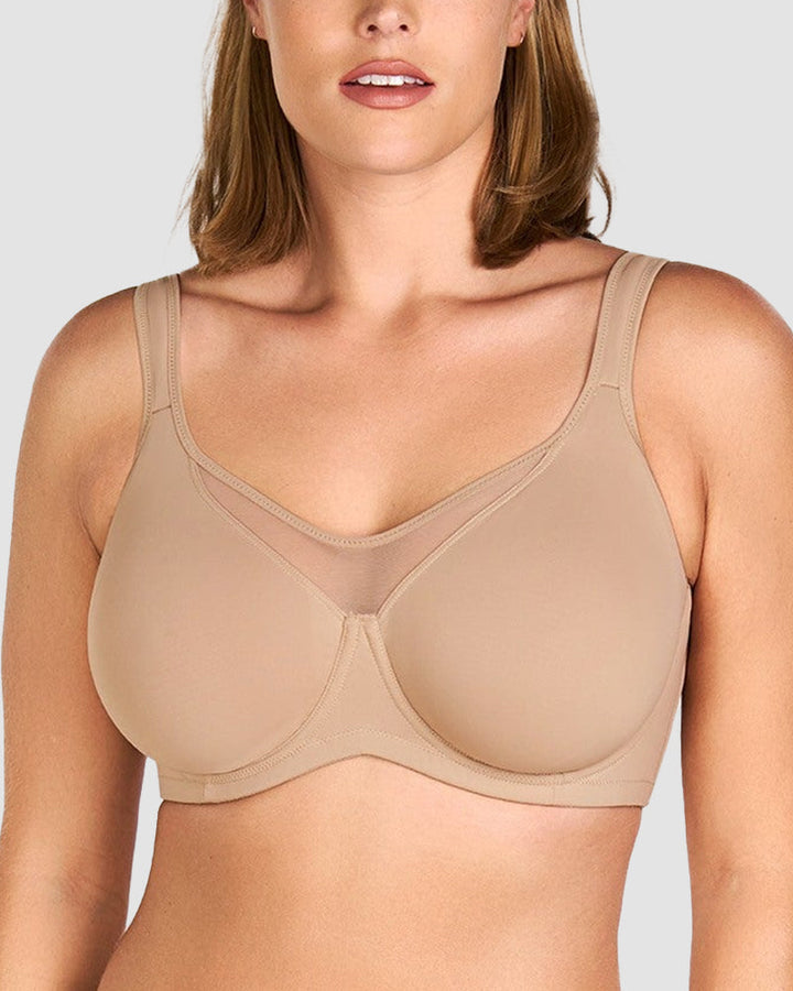BOGO🔥Mesh Cooling Full Coverage Minimizer Bra