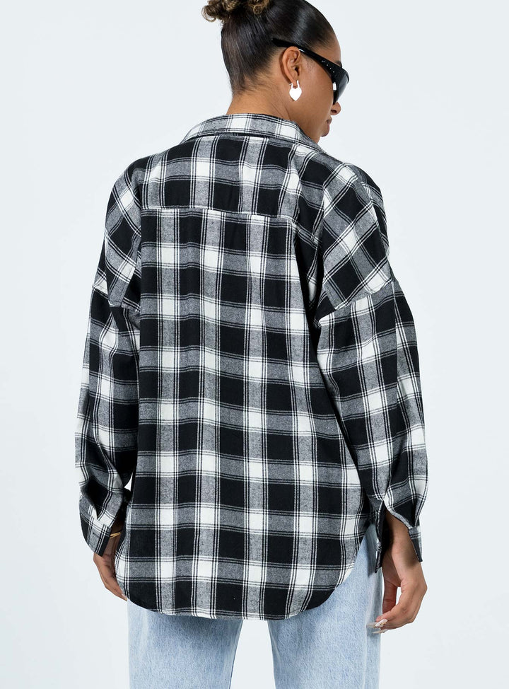 Oxley Shirt Schwarz / Weiß