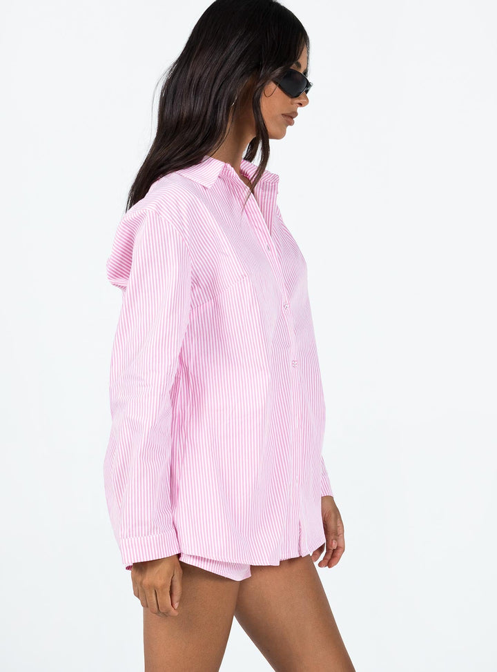 Das Chloe Set Pink Stripe Lower Impact 