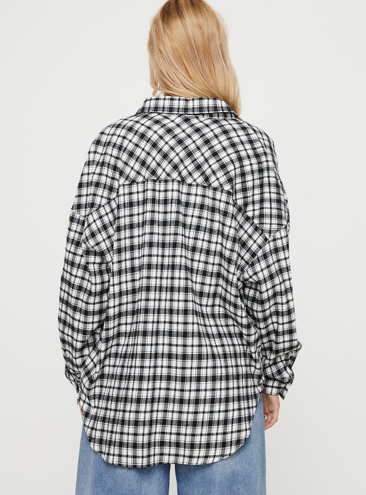 Medley Shirt Schwarz/Weiß Kariert