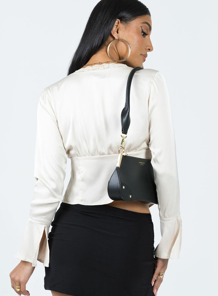 Hunton Langarmshirt Creme