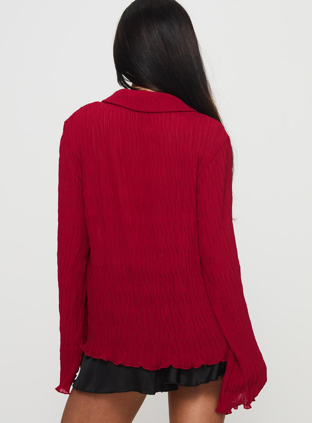 Selma Hemd Burgund