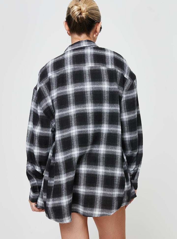Waver Shirt Black / White Check