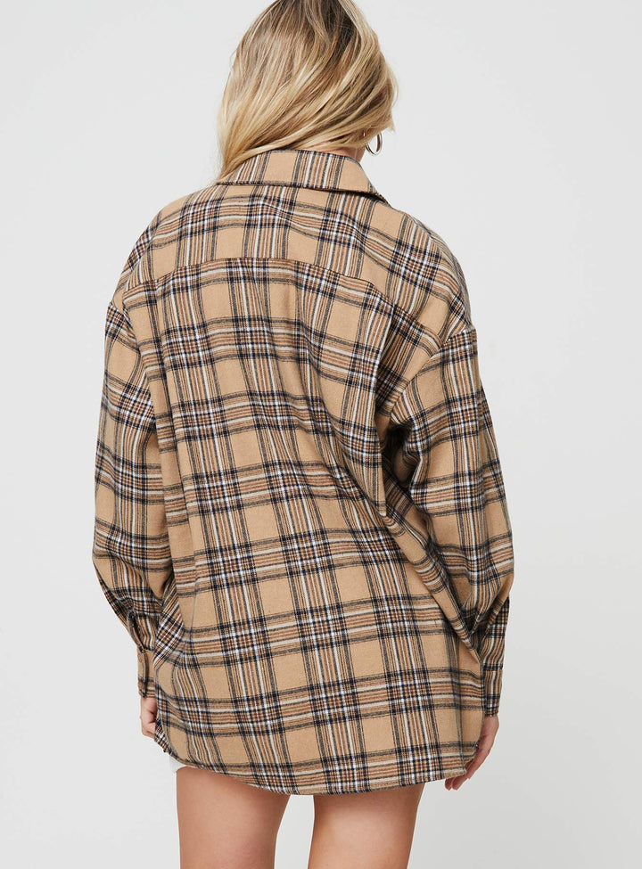 Tollen Shirt Beige Check