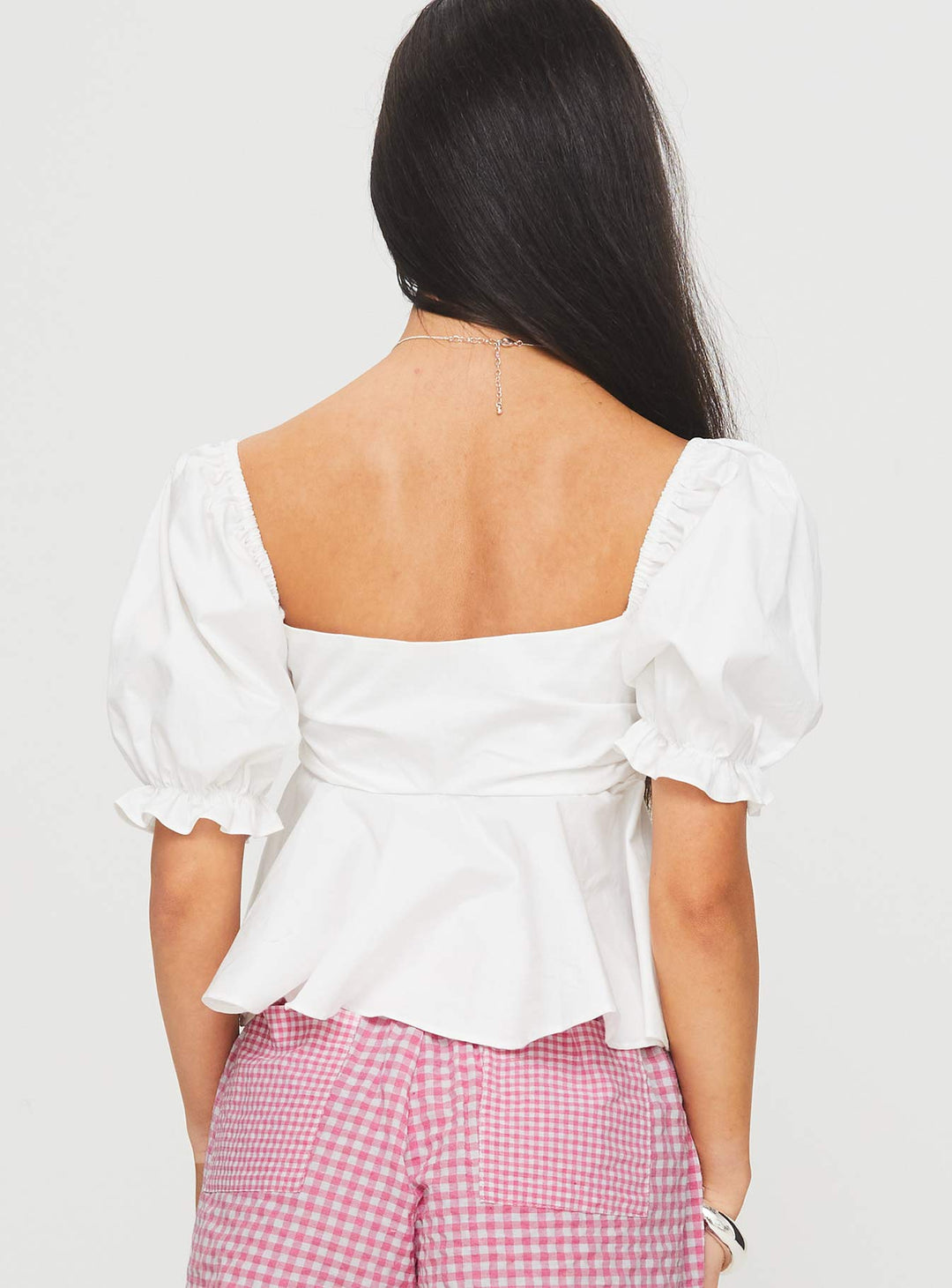 Yuie Blouse Top White