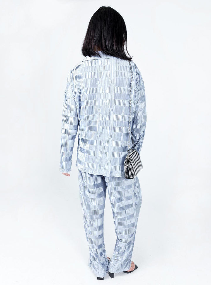 Lila Set Blau