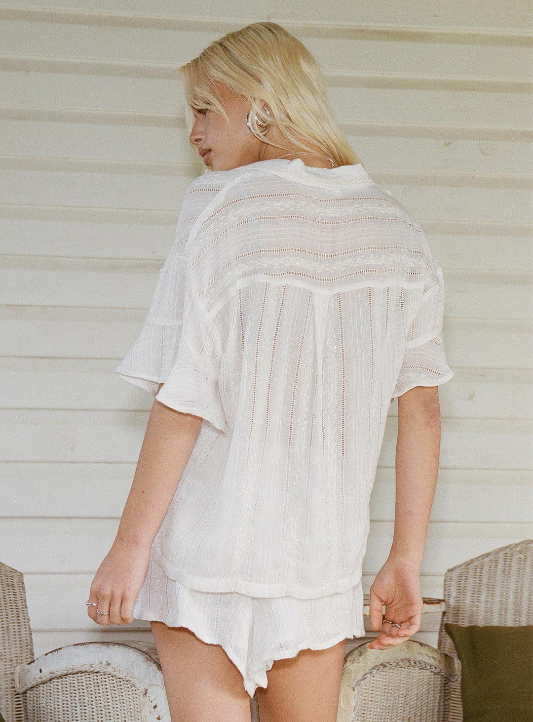 Bennie Shirt White