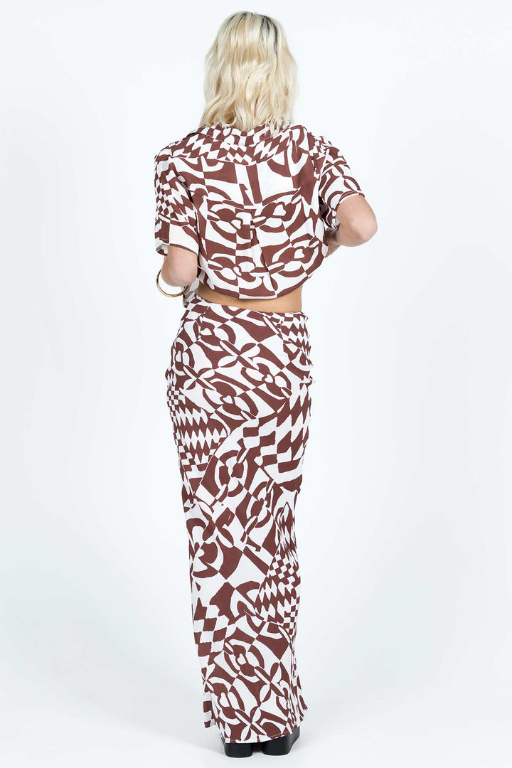 Bekka Set Brown / White