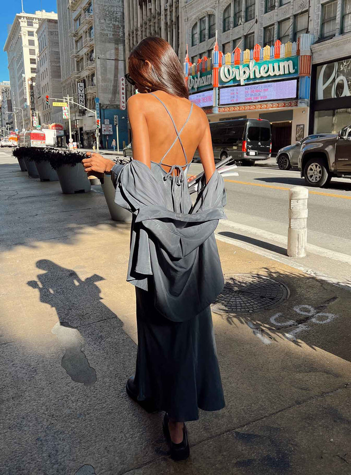 Callie Maxi-Set Grau