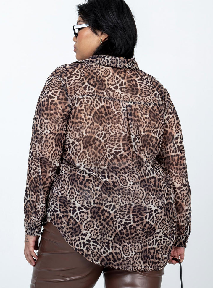 Hayden Hemd Leopard Curve