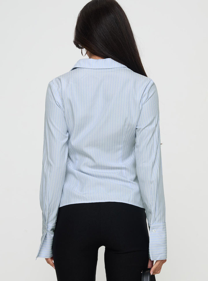 Rush Hour Langarmshirt Blau gestreift