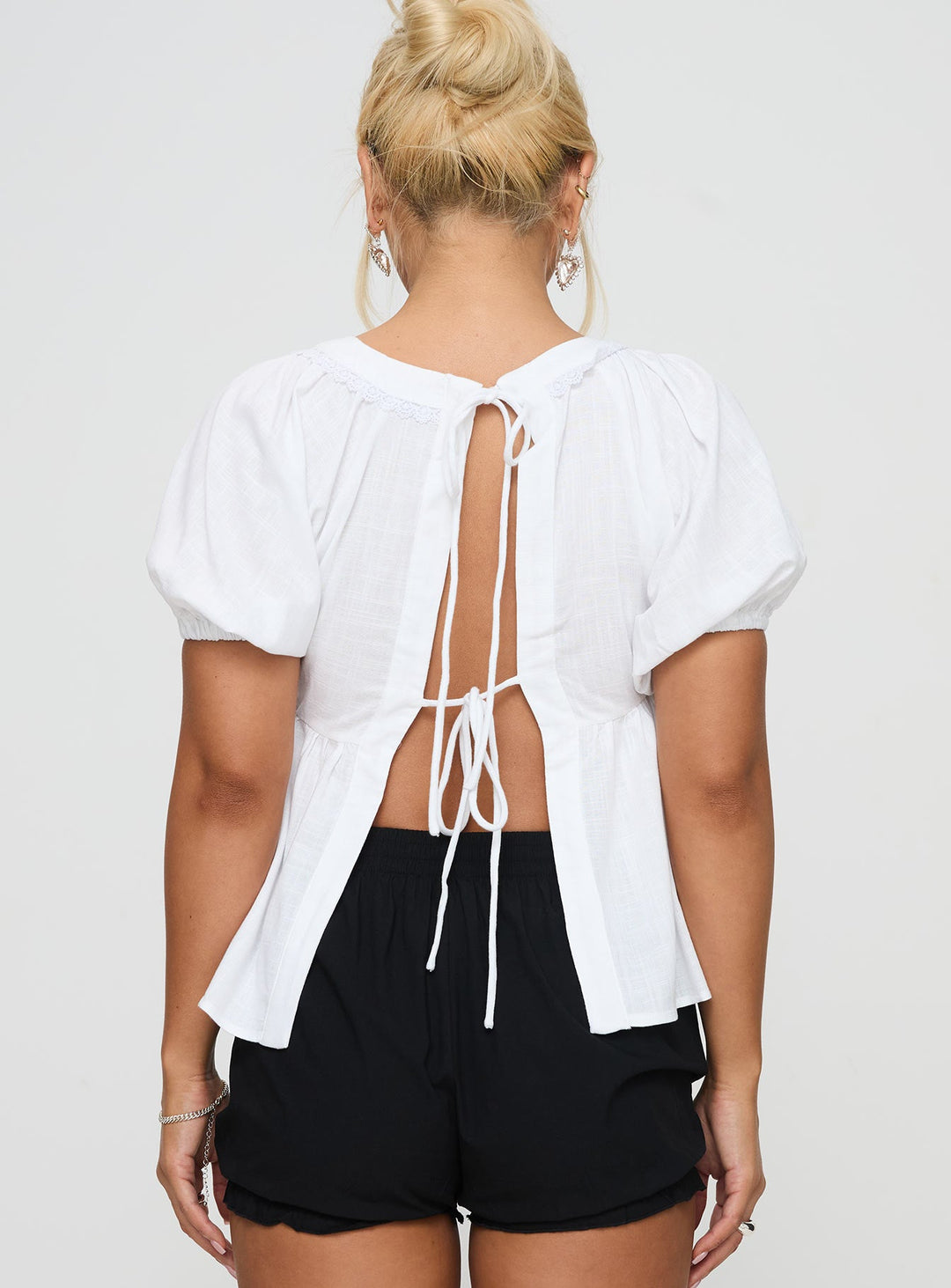 Weyes Smock Top Weiß