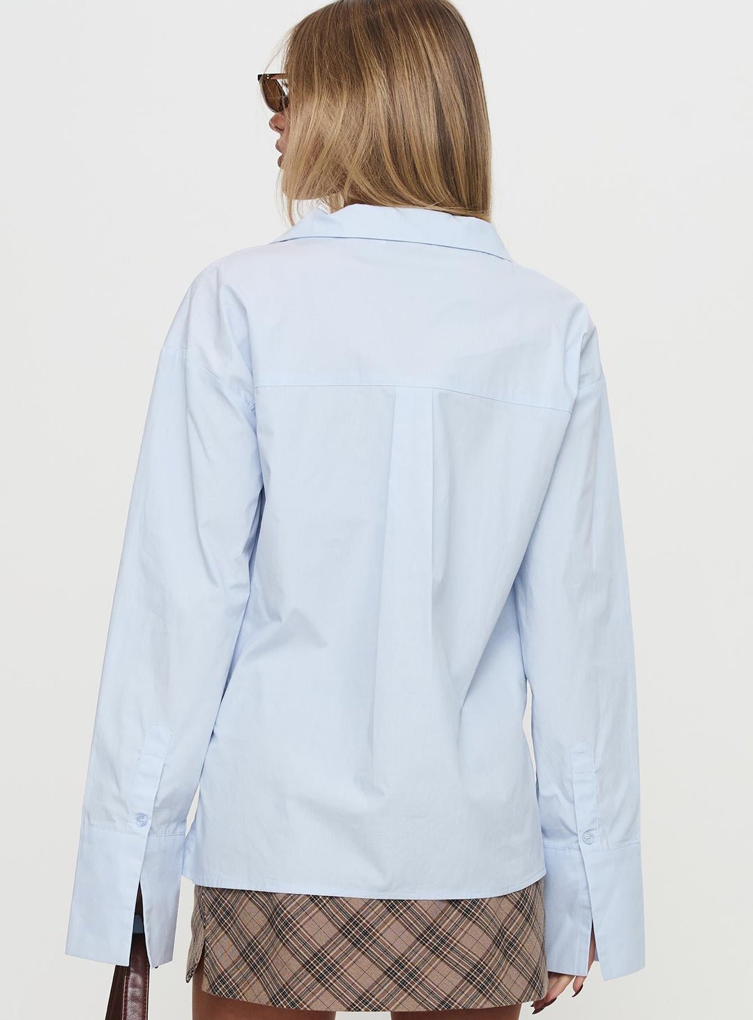 Calistoga Hemd mit tiefem Kragen Blau