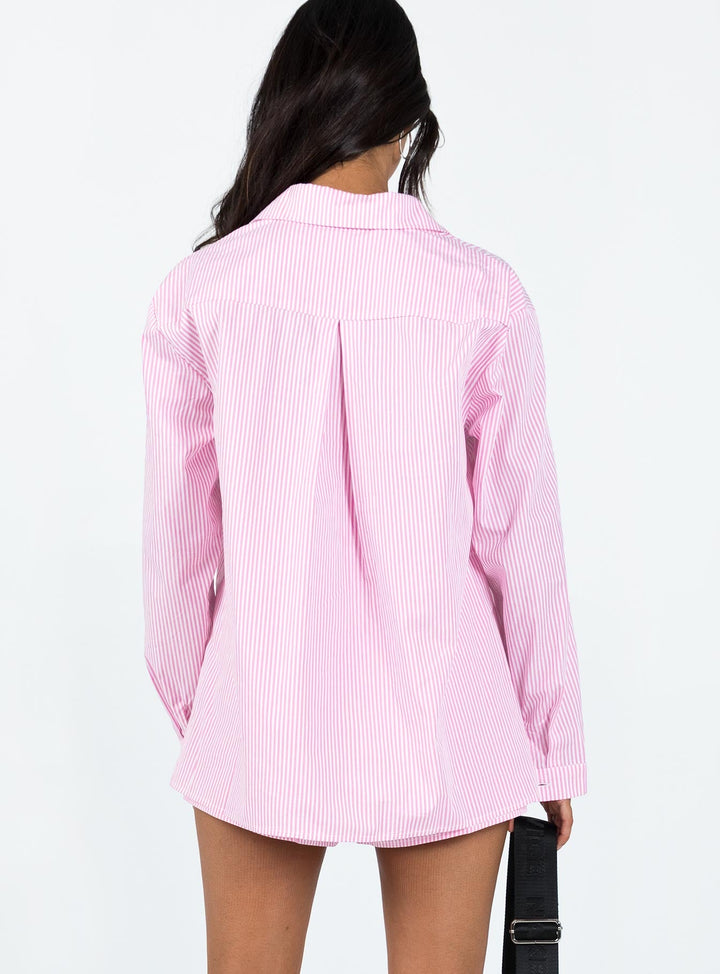 Das Chloe Set Pink Stripe Lower Impact 