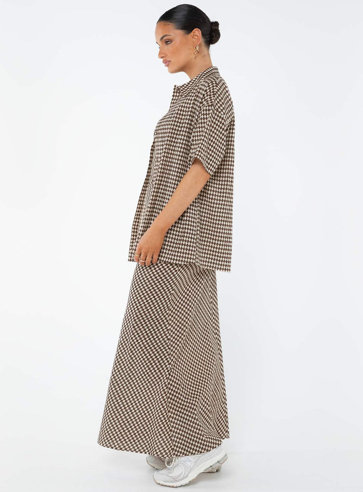 Otillie Maxi-Set Braun / Weiß