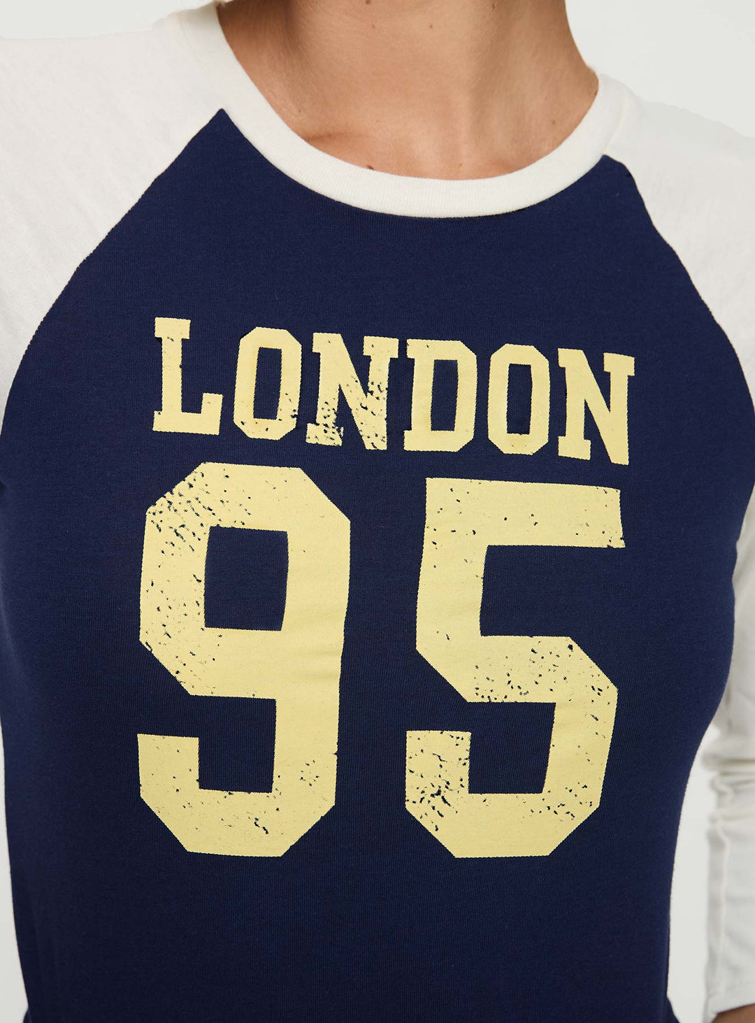 London 95 Langarmshirt Marineblau