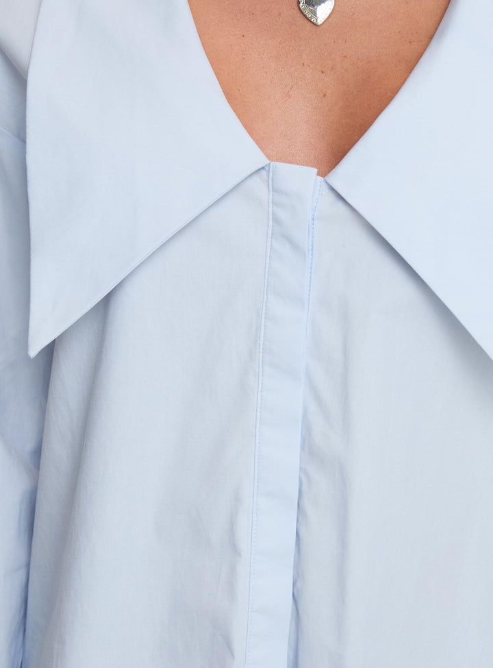 Calistoga Hemd mit tiefem Kragen Blau