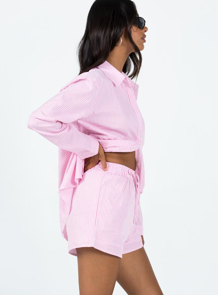 Das Chloe Set Pink Stripe Lower Impact 