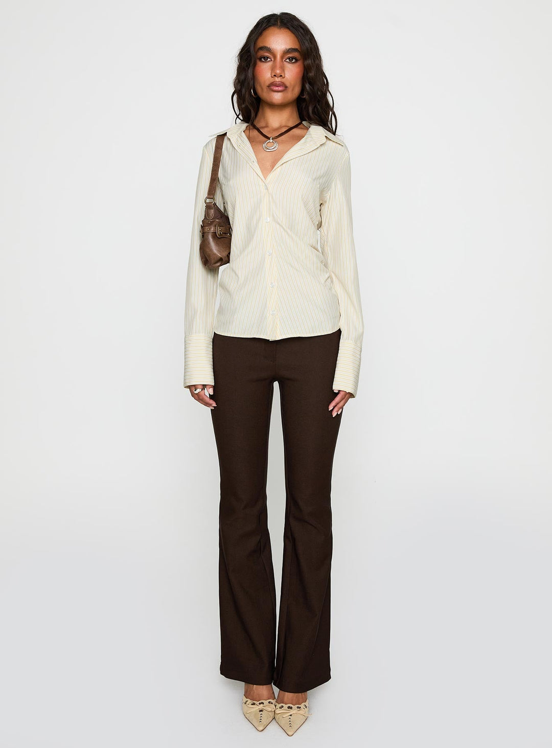 Rush Hour Langarmshirt Gelb gestreift