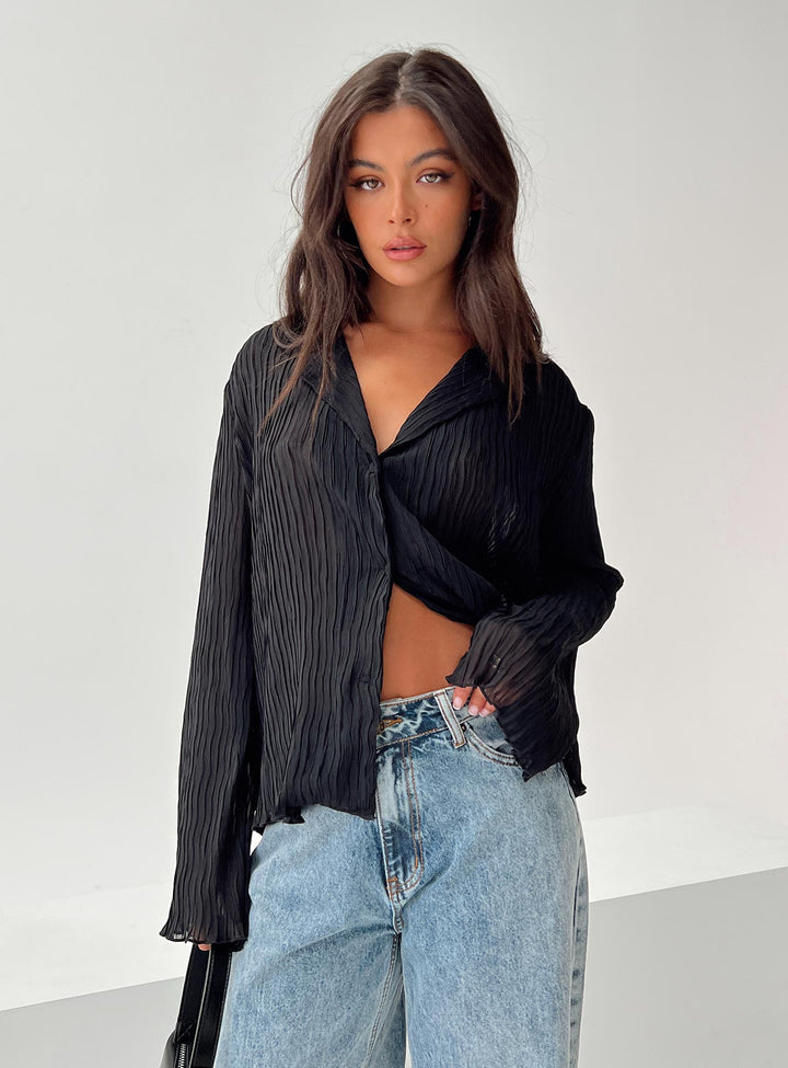 Selma Shirt Schwarz