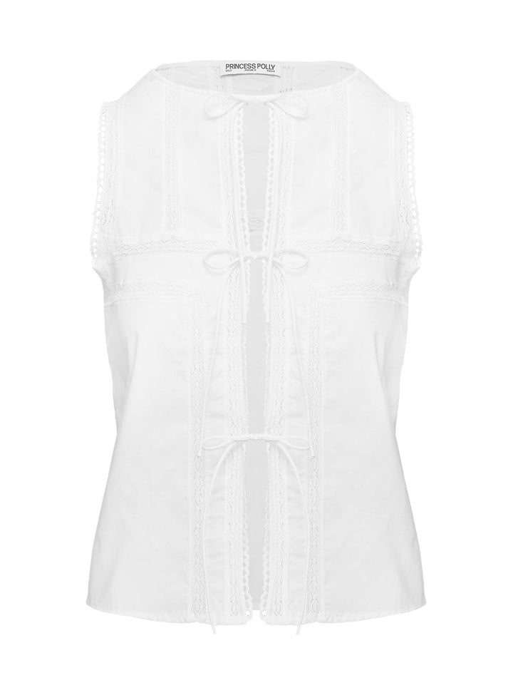 Angourie Blouse Top White