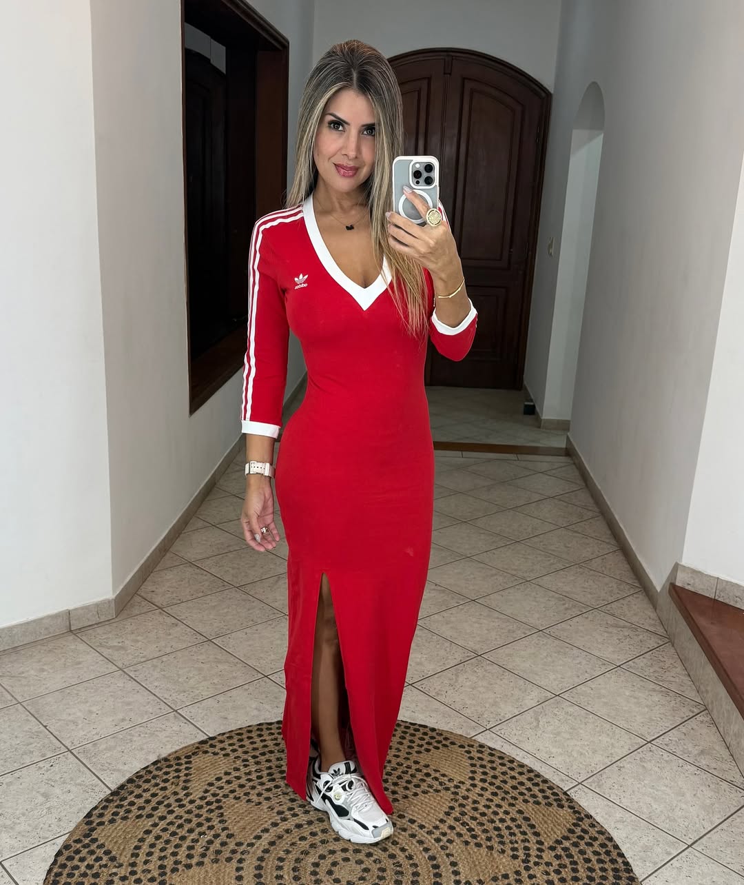 Originals™ Rotes Power-Kleid
