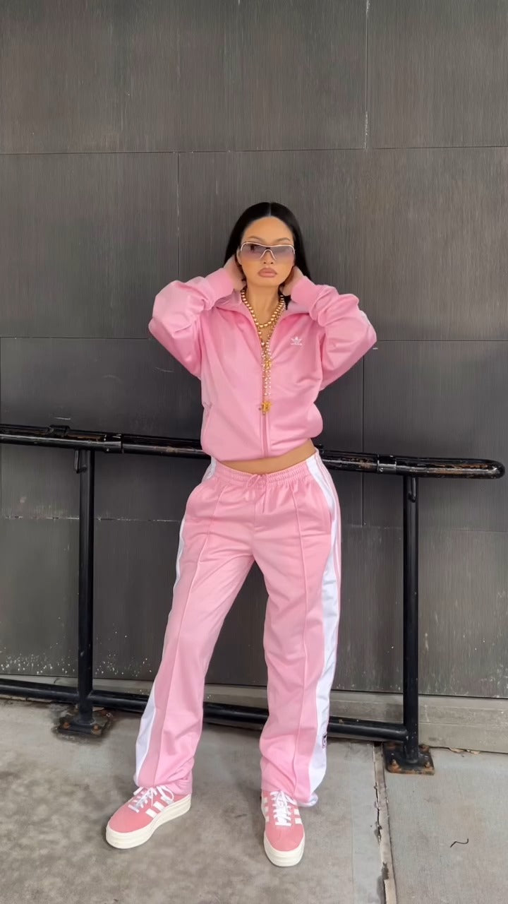 Pink Adidas Tracksuit