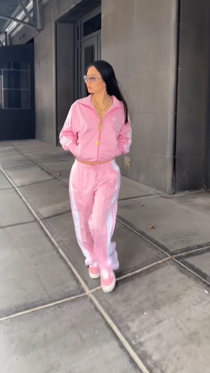 Pink Adidas Tracksuit