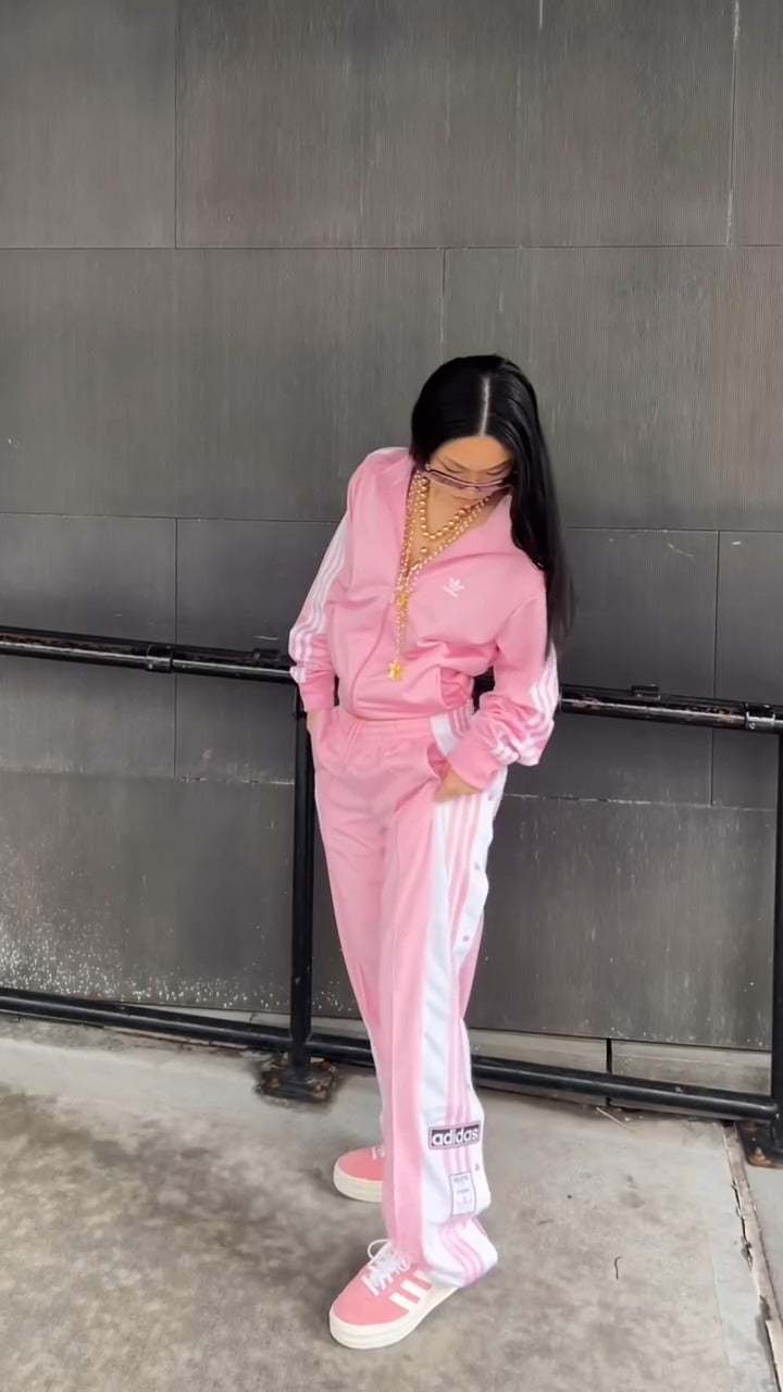 Pink Adidas Tracksuit
