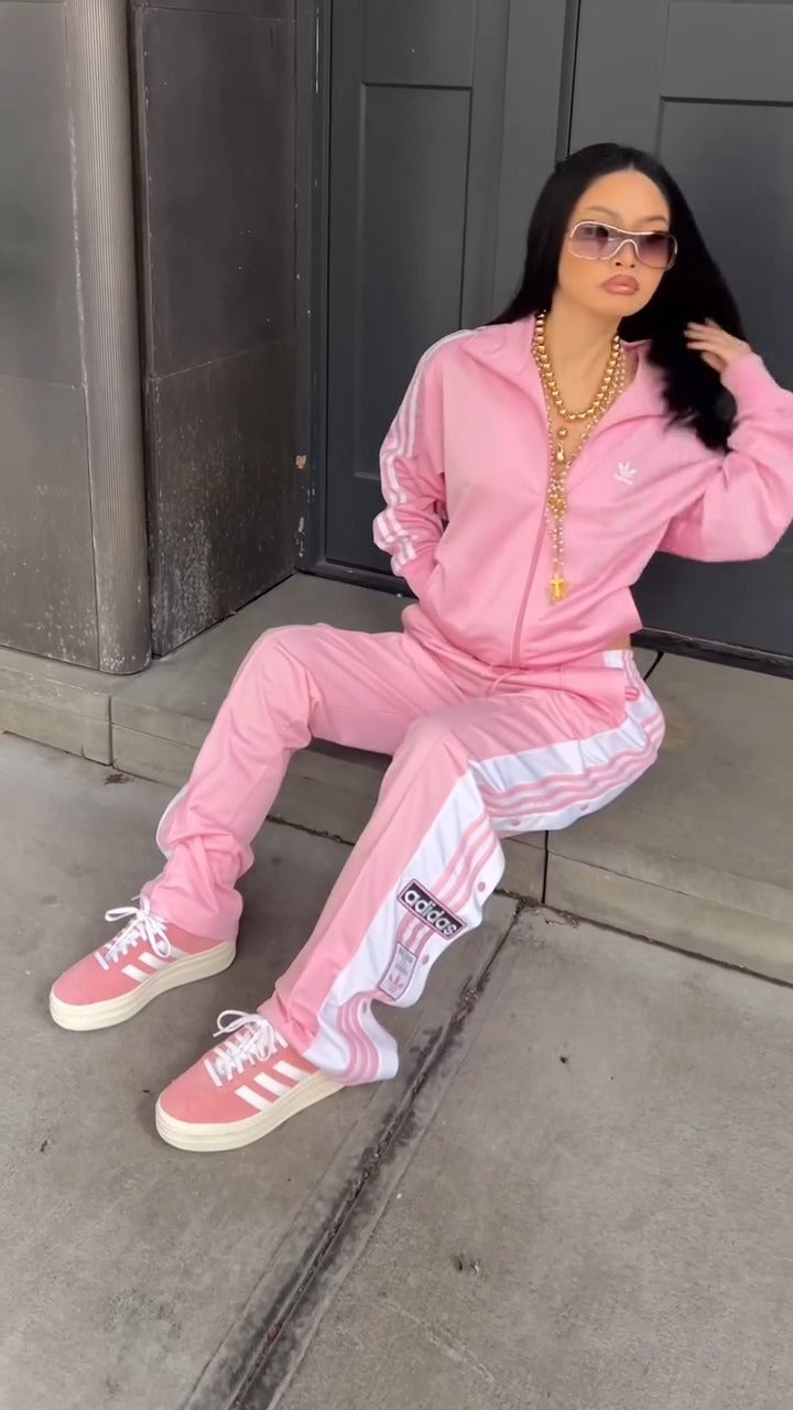 Pink Adidas Tracksuit